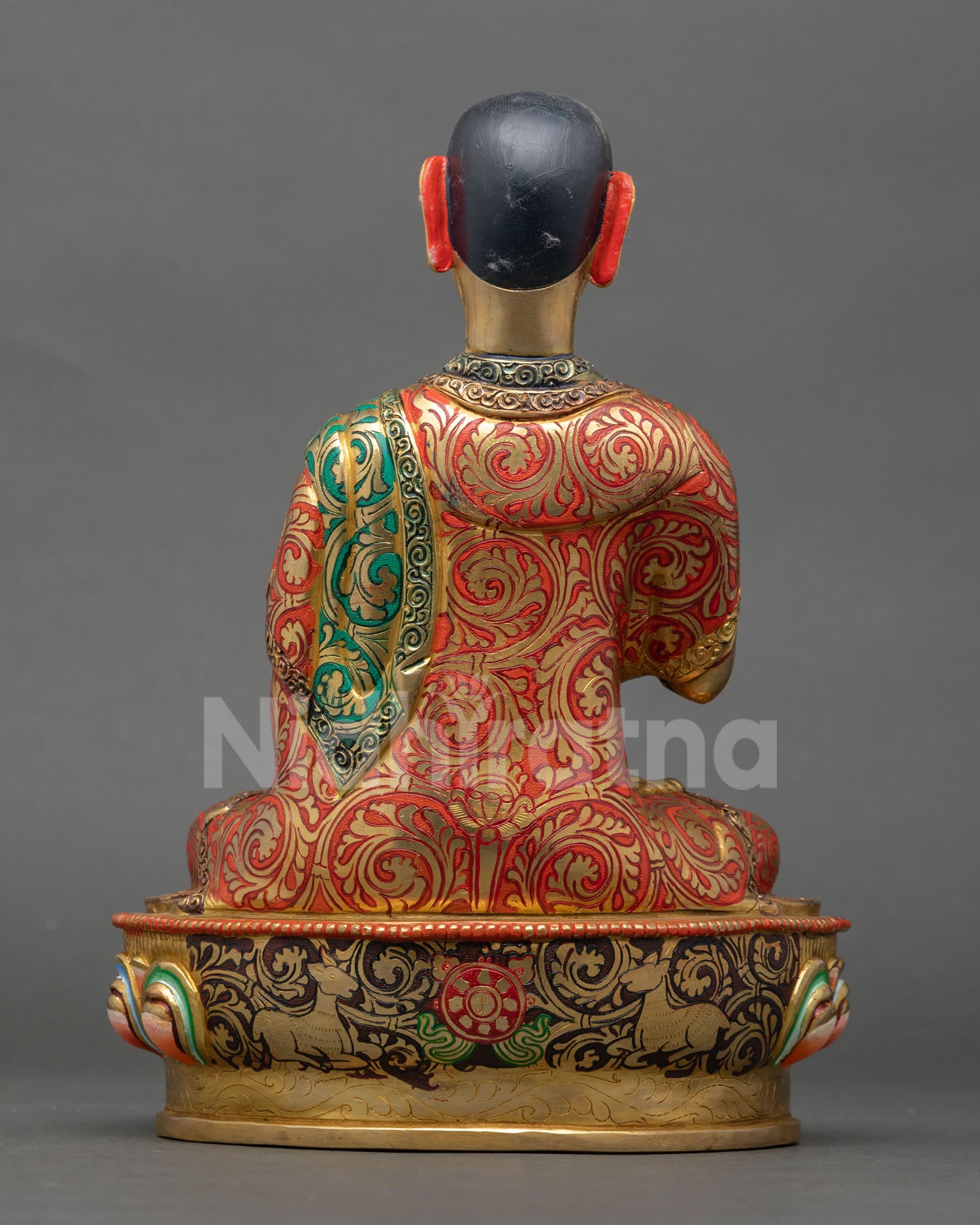 Lama Tsongkhapa Statue Set – Authentic Tibetan Art