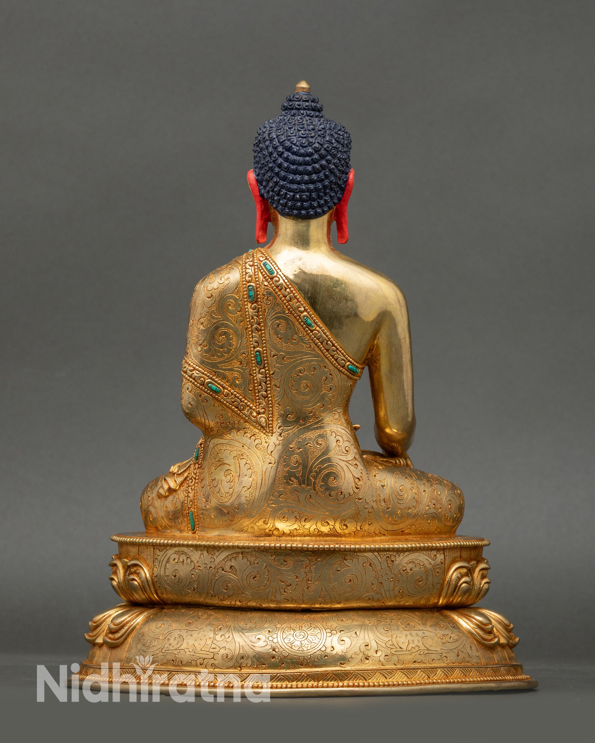 Nepalese Shakyamuni Buddha Statue | Sacred Buddhist Decor