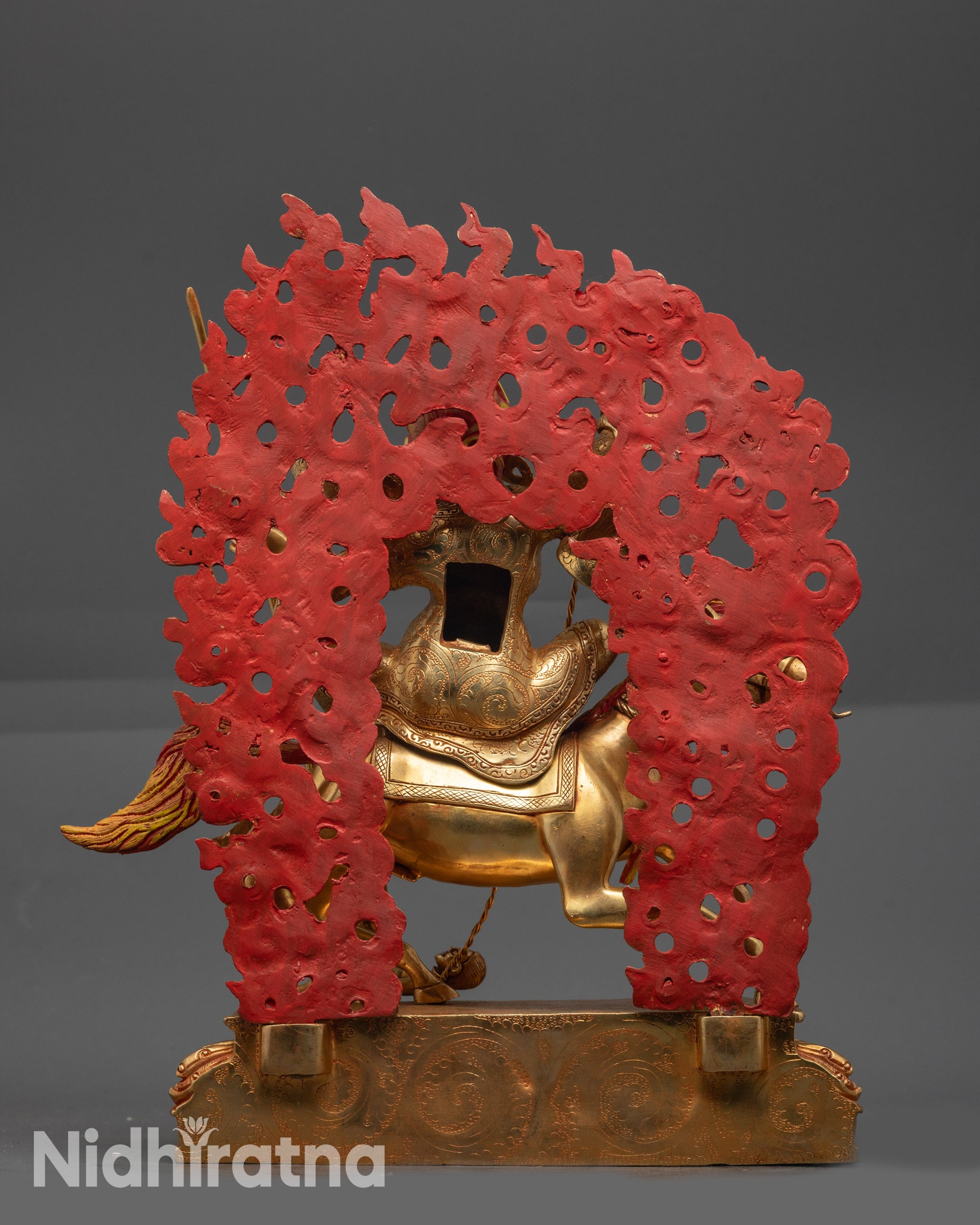Authentic Tsengo Rolpa Chudan Statue | Himalayan Spiritual Artwork