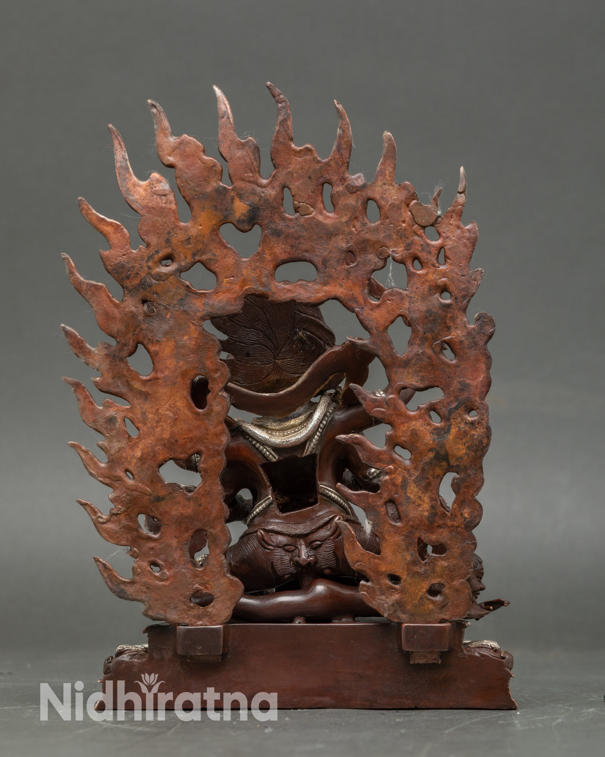 Four-Armed Mahakala Statue | Guardian of Dharma in Tibetan Buddhism