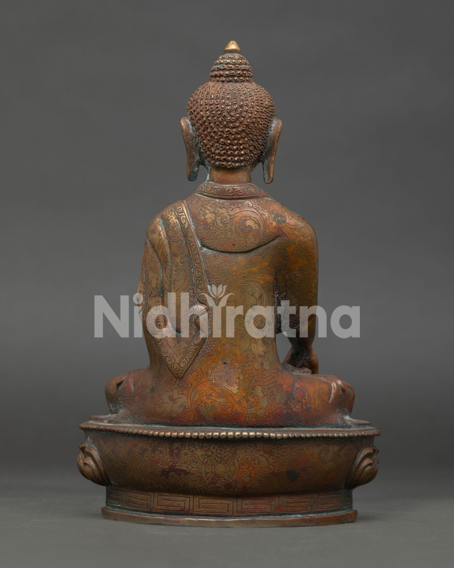 Antique Finish Shakyamuni Buddha Statue | Timeless Buddhist Art
