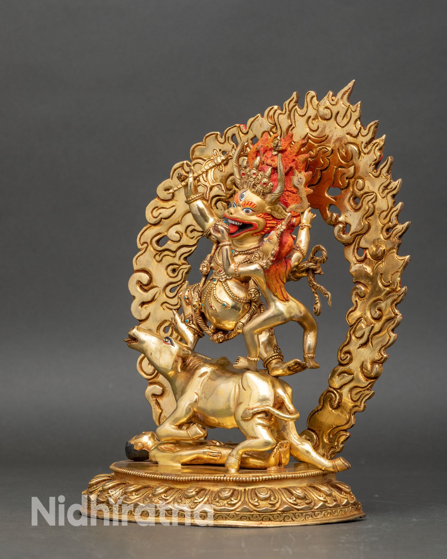 Yamantaka Statue | Tibetan Wrathful Deity of Protection