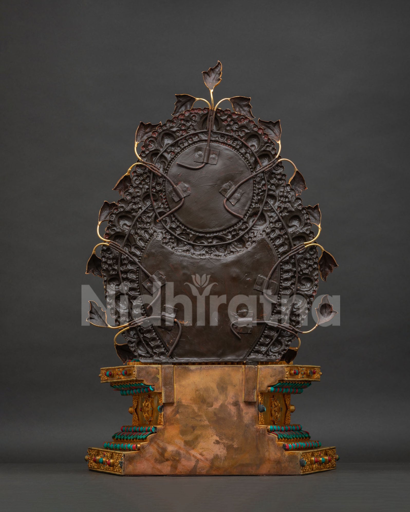 Green Tara with Throne