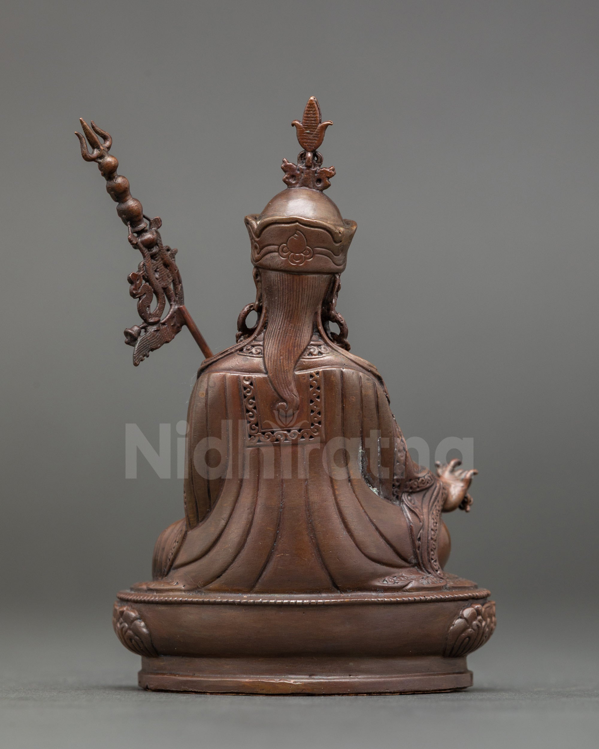Guru Padmasambhava Sculpture | Lotus-Born Buddhist Master Statue