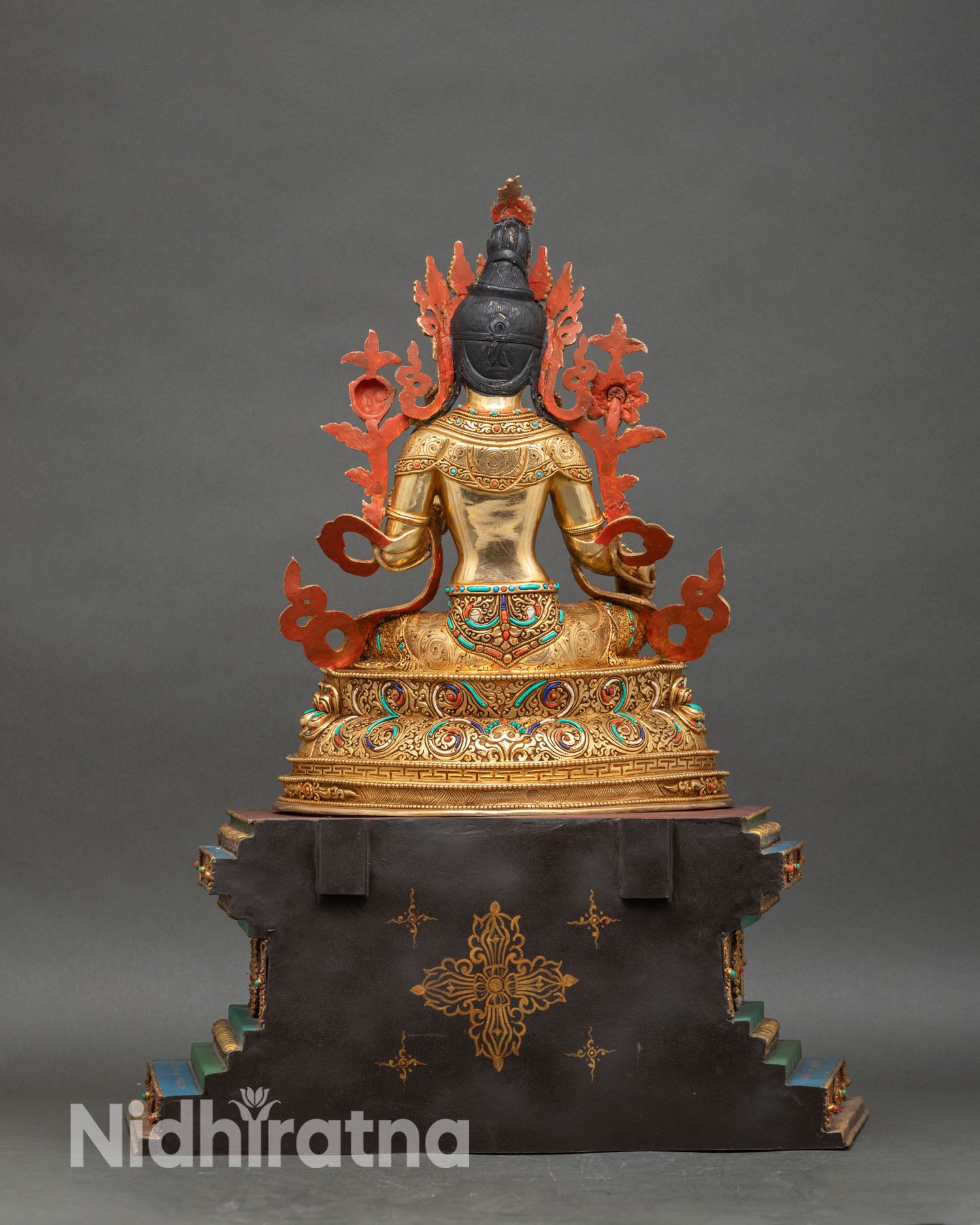 Green Tara Statue | Nepalese Newari Craftsmanship