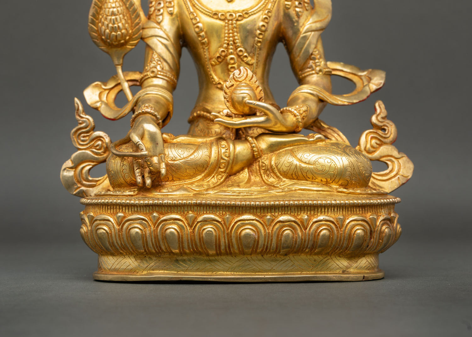 Kshitigarbha Statue | Artisan Crafted Buddhist Altar Sculpture