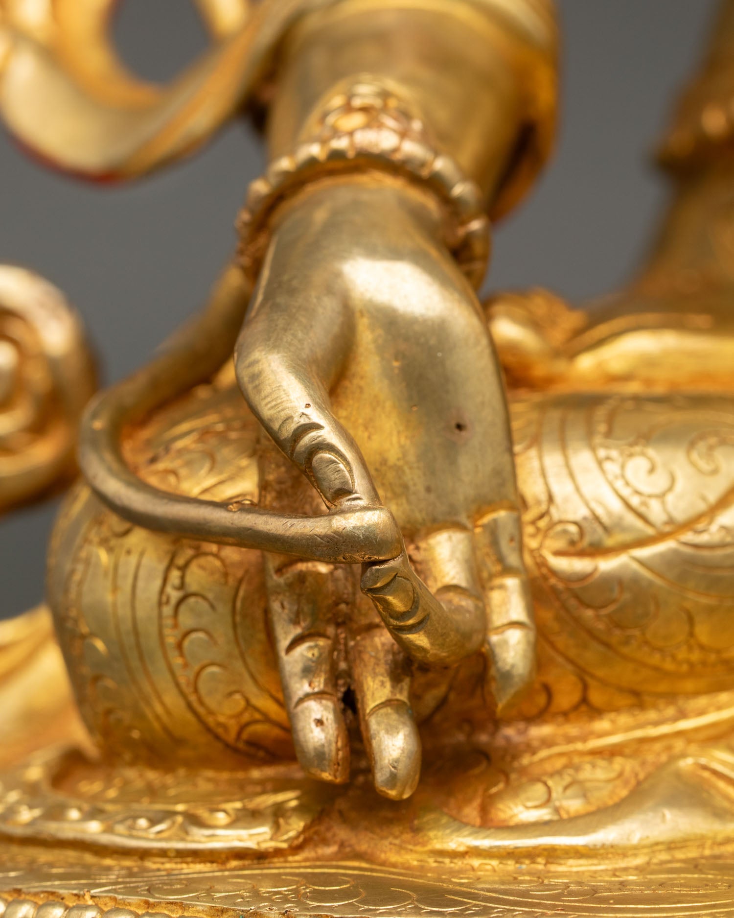 Kshitigarbha Statue | Artisan Crafted Buddhist Altar Sculpture