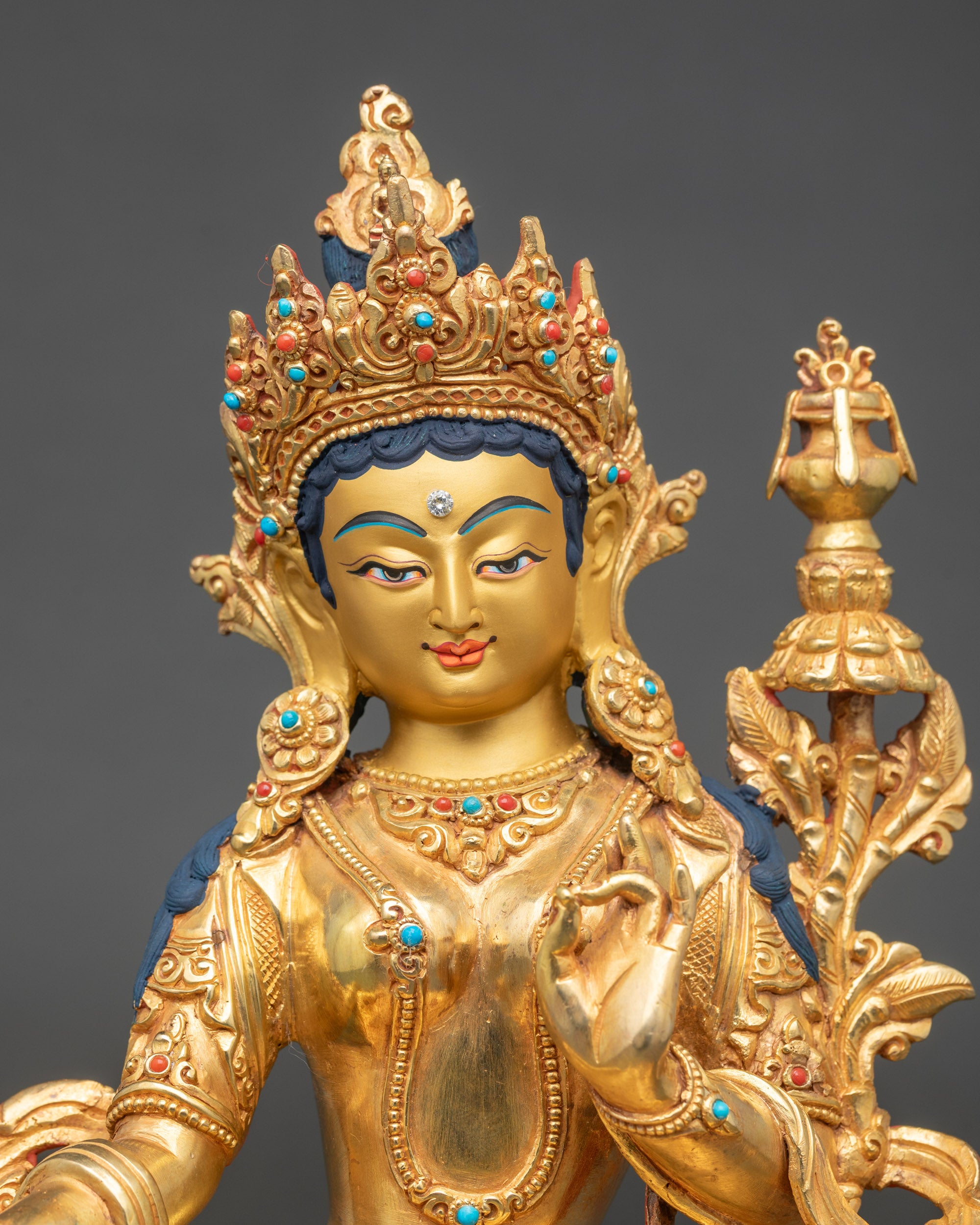 The Twenty-One Emanations of Tara – Complete 21 Tara Statue Set
