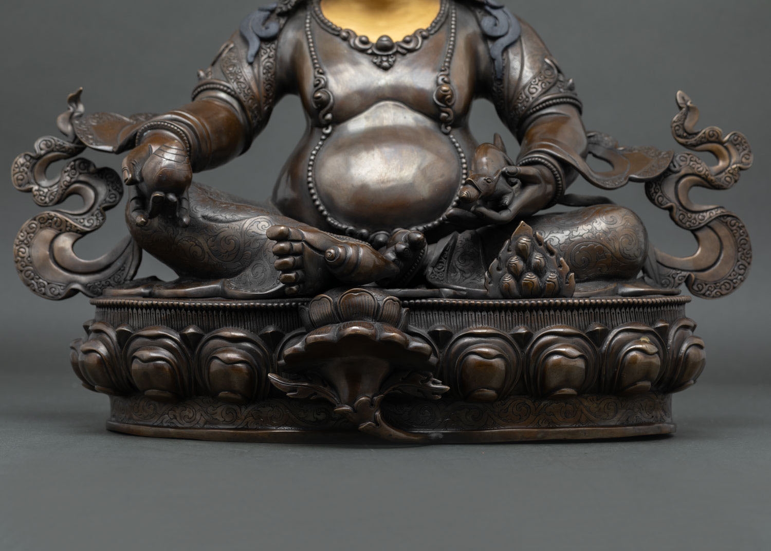 Dzambhala Statue - Buddhist Wealth God Sacred Art