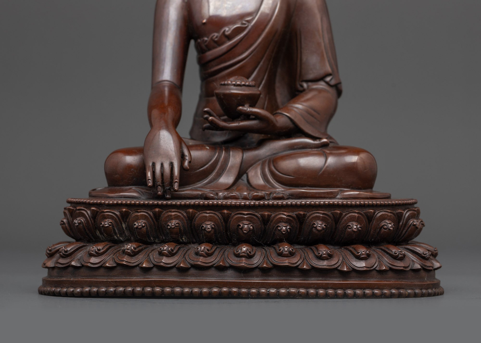 Oxidized Siddhartha Gautama Buddha Sculpture | Tibetan Buddhist Statue