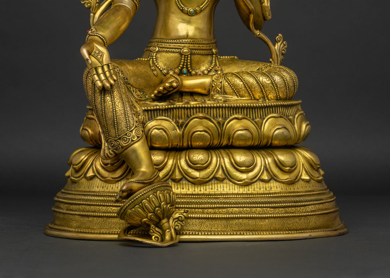 Green Tara Statue | Handcrafted Buddhist Sculpture from Nepal