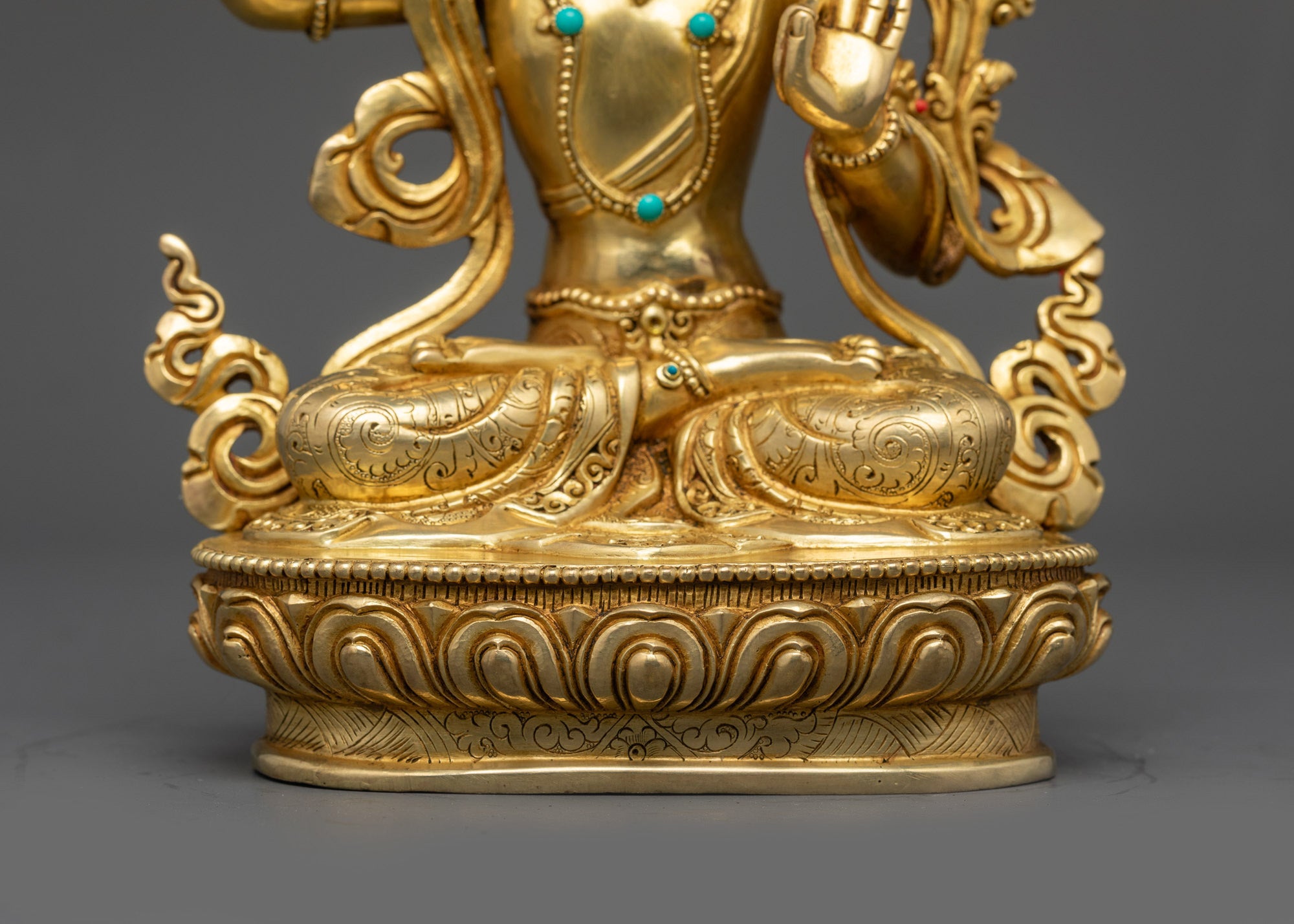 Himalayan Manjushri Statue | Handcrafted Buddhist Wisdom Deity