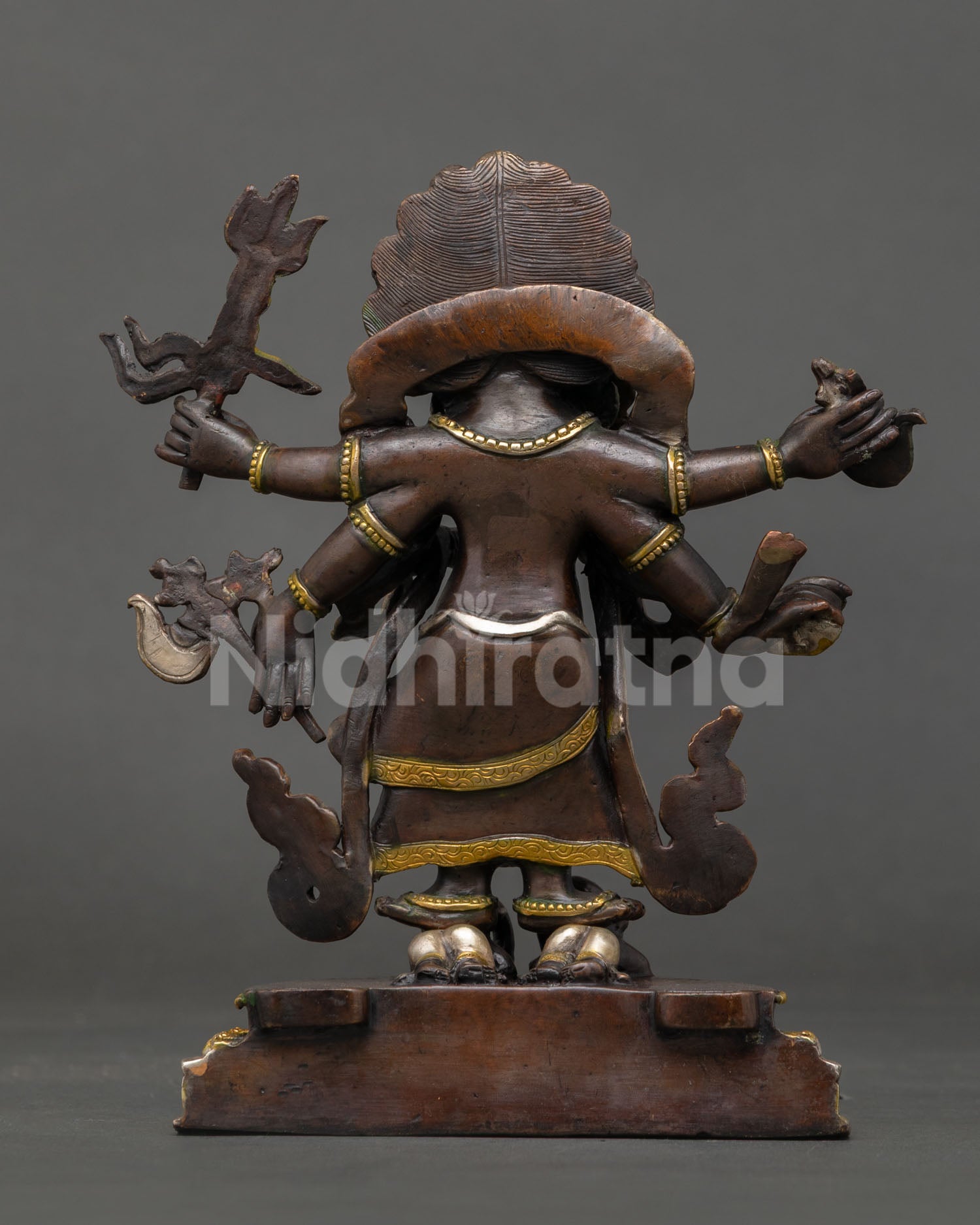 White Mahakala Statue