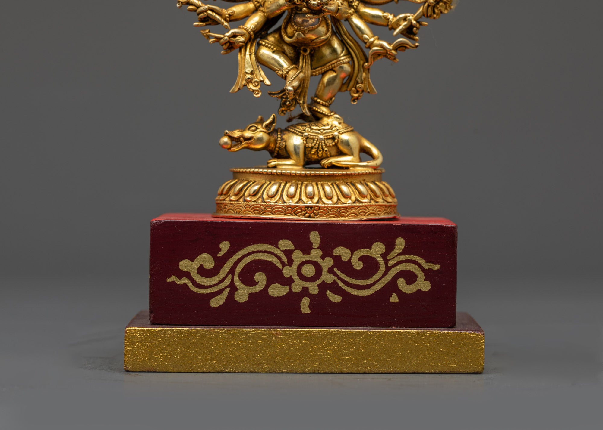 Sixteen Armed Dancing Ganesha Statue | Precision-Crafted Idol from Nepal