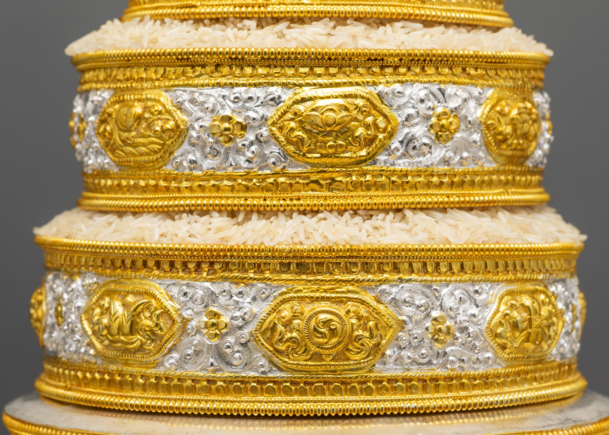 8-Inch Buddhist Mandala Offering Set | Ritual Mandala for Altars