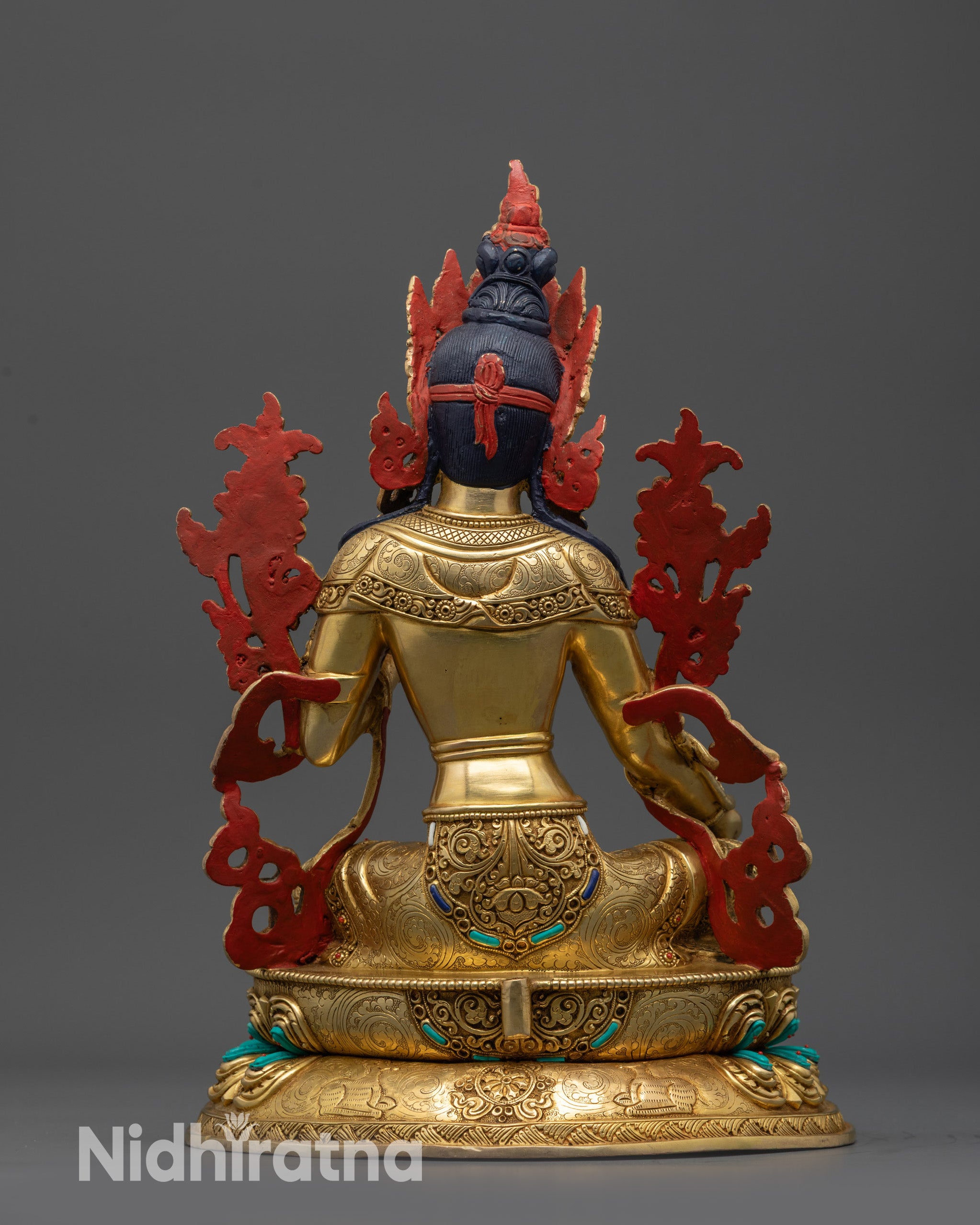 Divine Green Tara Statue | Nepalese Handcrafted Goddess of Compassion