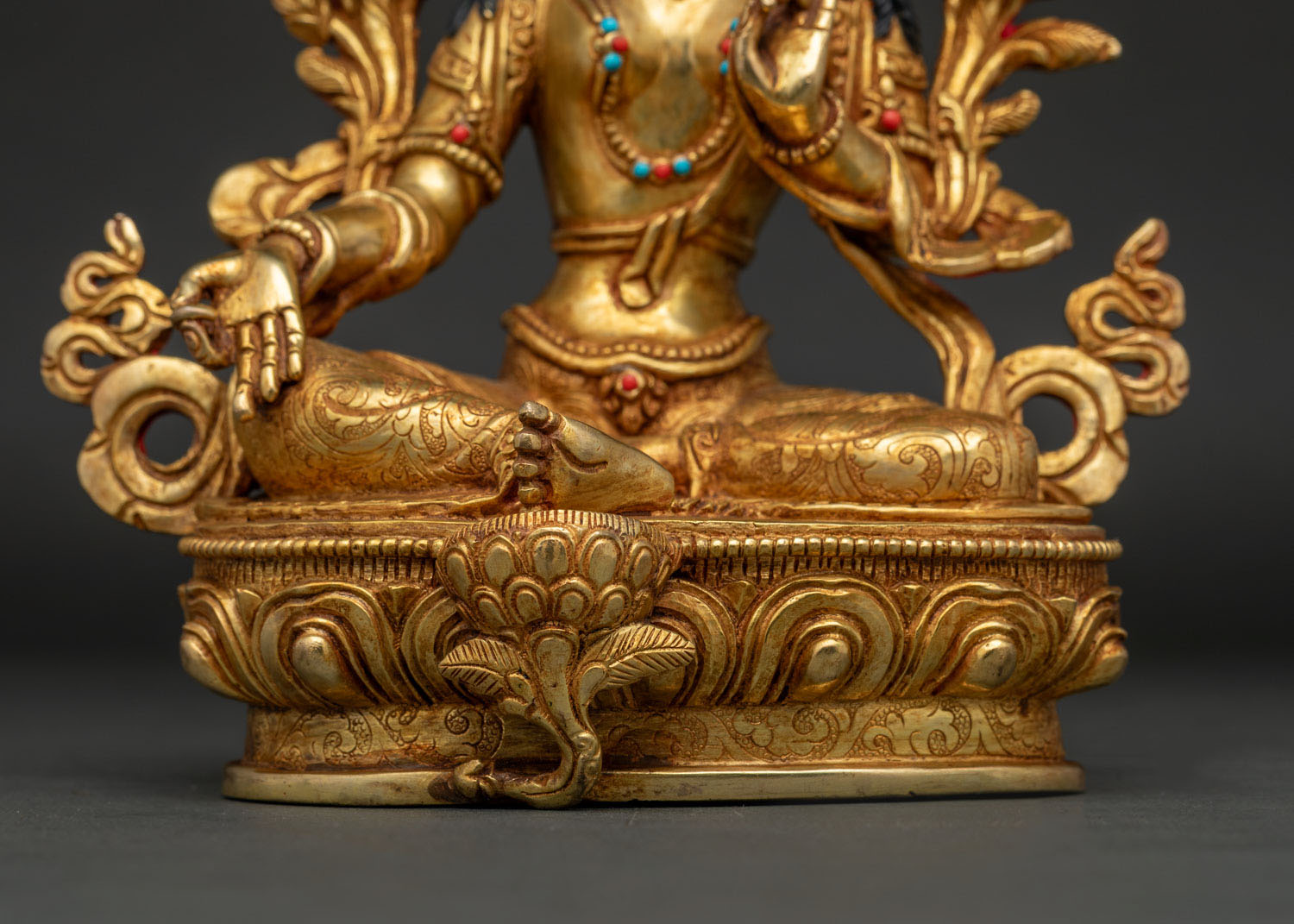 Green Tara Statue | Handcrafted Buddhist Deity for Devotional Spaces