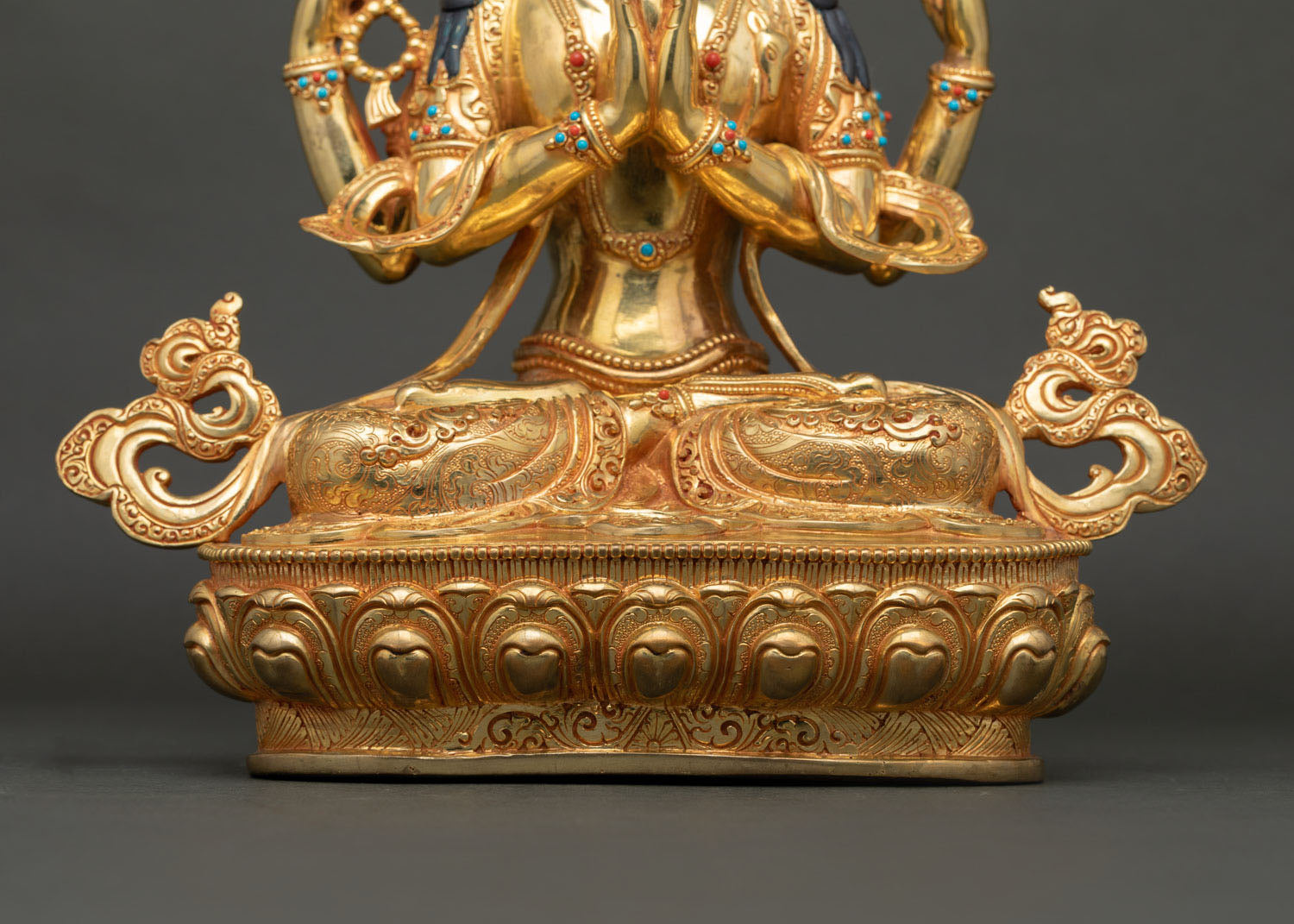 Four-armed Chenrezig Statue | Buddhist Meditation Sculpture