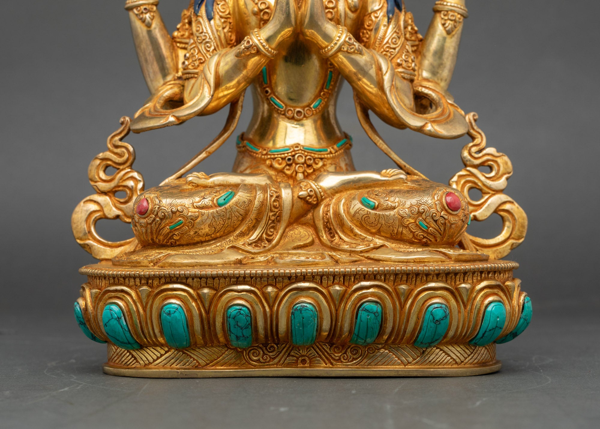 Handcrafted Chenrezig Statue - A Symbol of Infinite Compassion