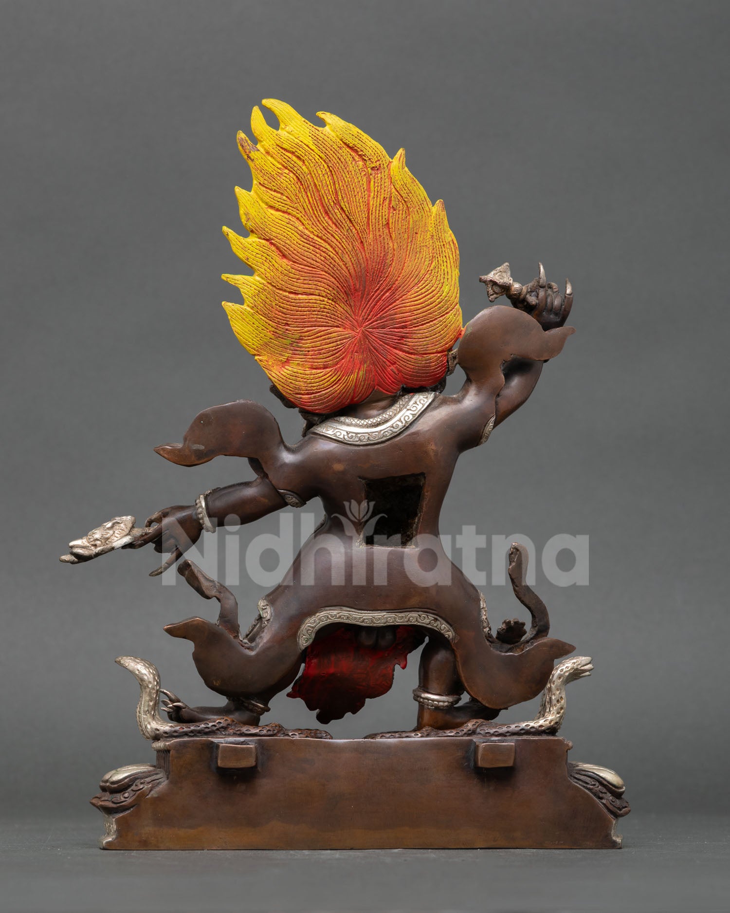 Handmade Trakpo Sumtril Statue | Tibetan Spiritual Artwork