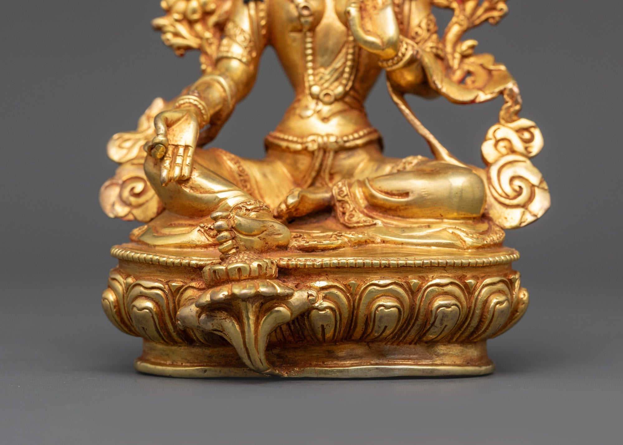 Green Tara Sculpture | Sacred Goddess of Swift Compassion & Guidance