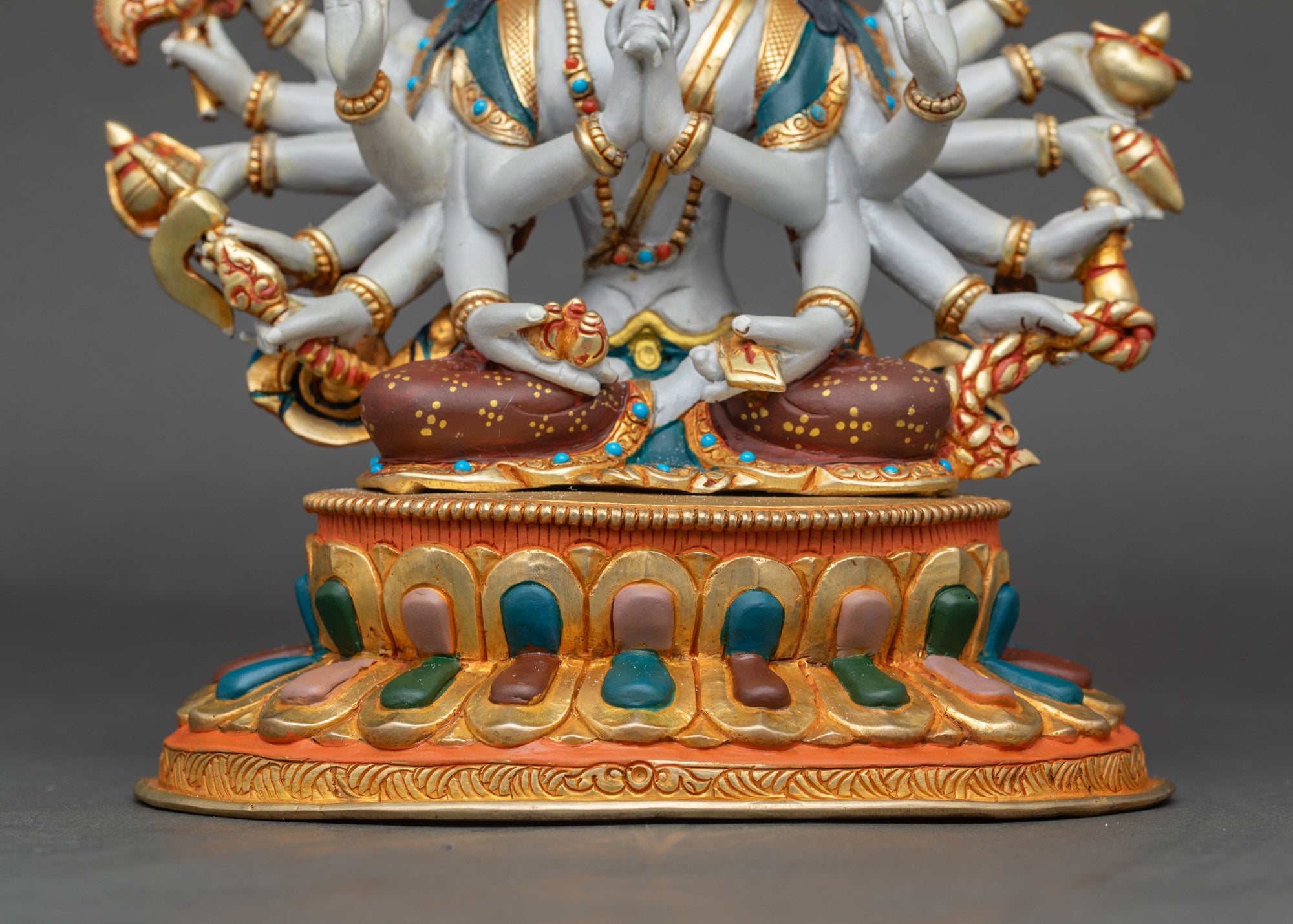 Exquisite Chundi Statue for Karma Purification and Spiritual Blessings
