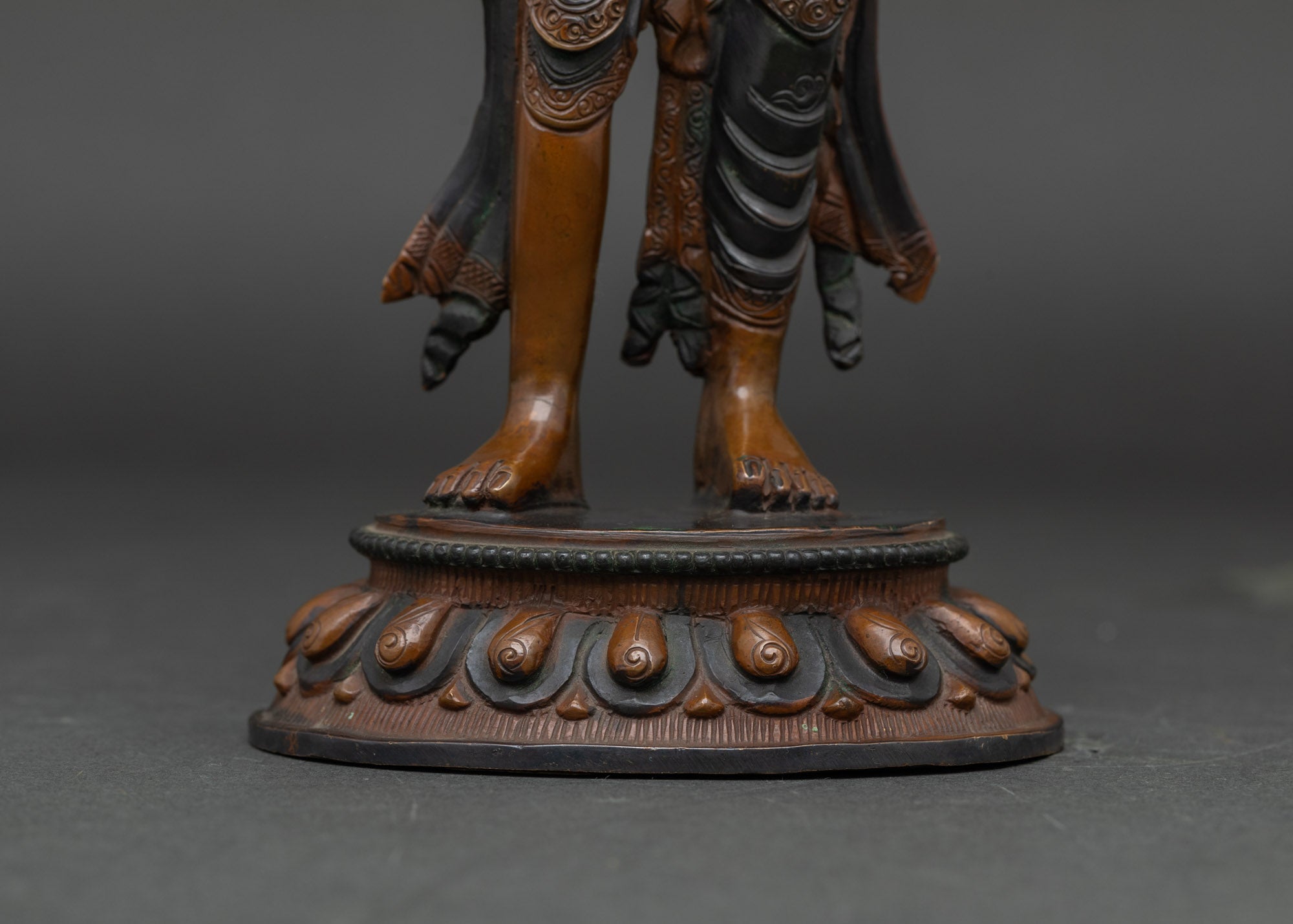 Sacred Chenrezig Statue in Standing Posture | Handcrafted Himalayan Art