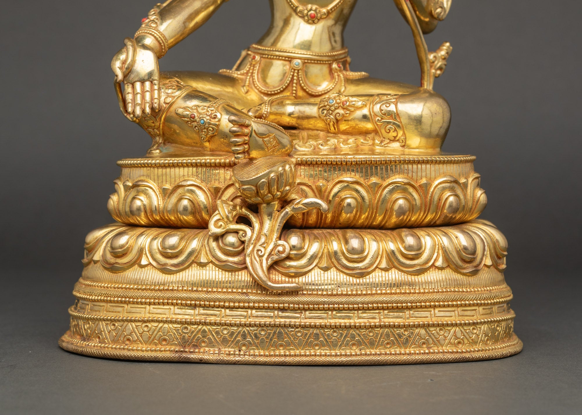 Handmade Green Tara Statue- The Mother Of Liberation