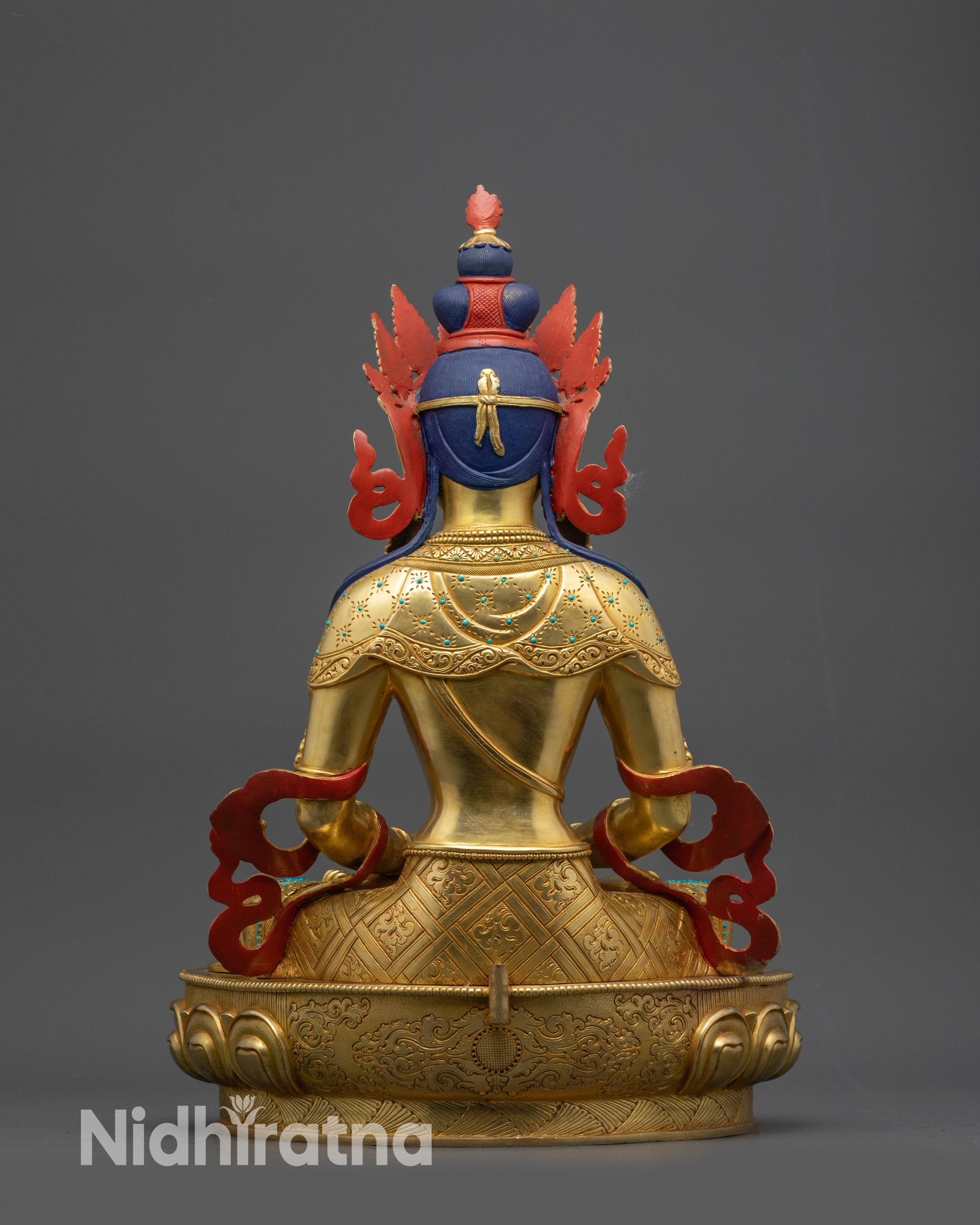 Invite Longevity with Premium Amitayus Statue | Nepalese Spiritual Art