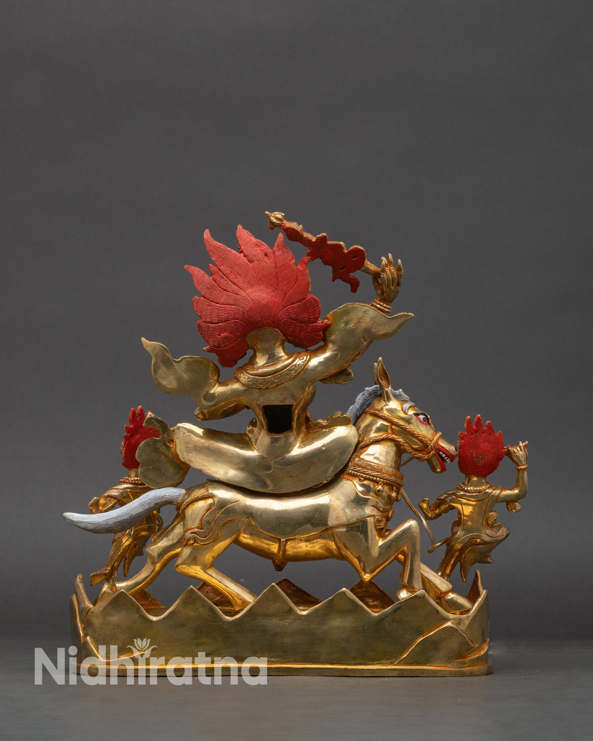 Palden Lhamo Copper Statue | Traditional Tibetan Craftsmanship