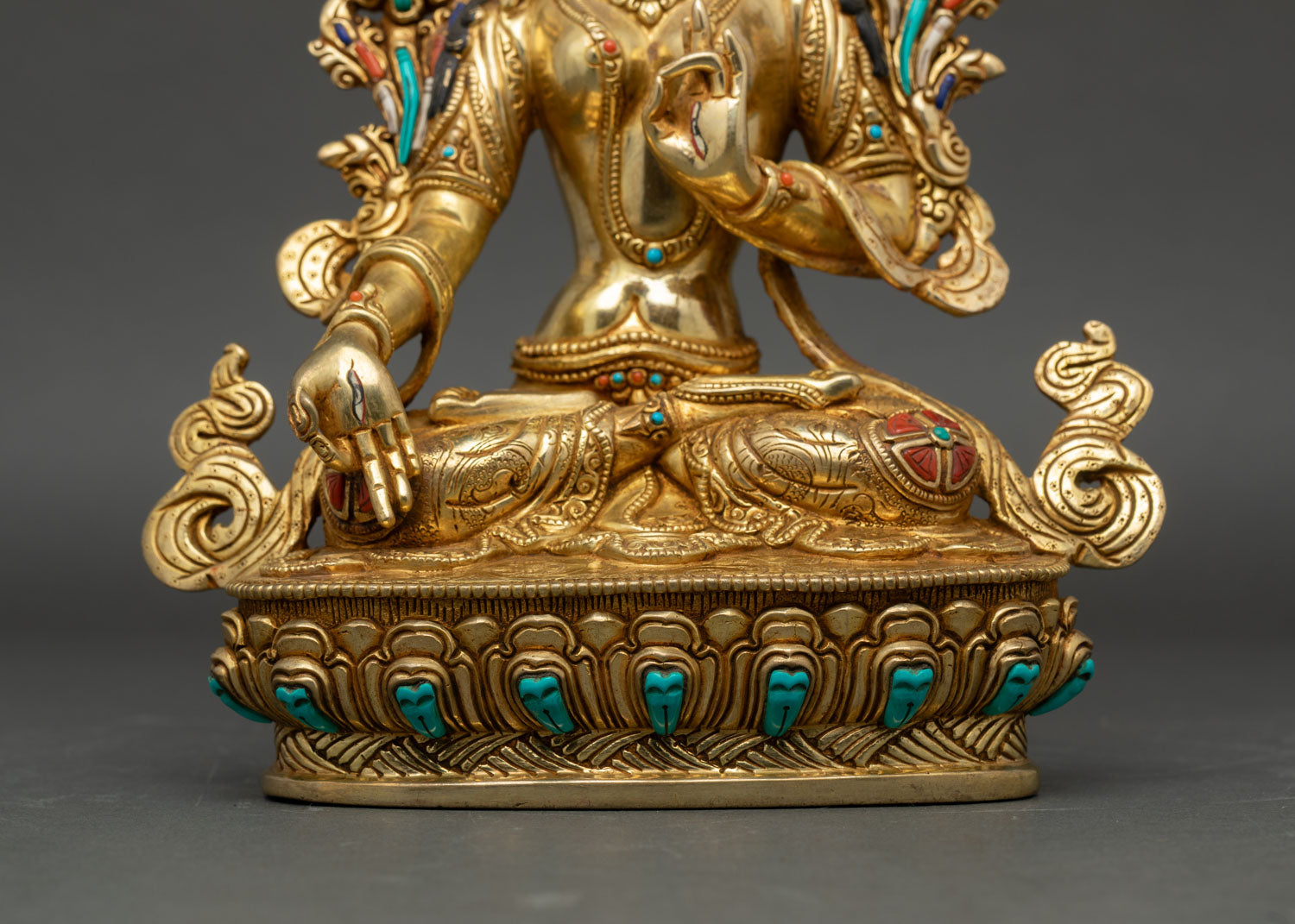 Beautiful White Tara Statue | Sacred Nepalese Meditation Deity