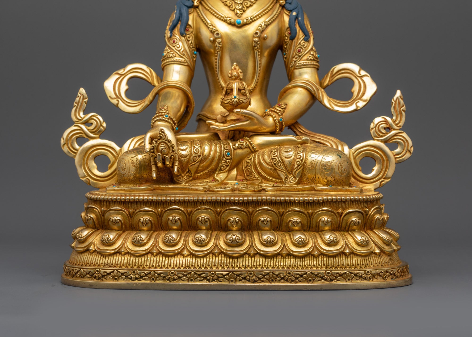 Bodhisattva Jizo Ksitigarbha Statue | Traditional Nepalese Handicraft