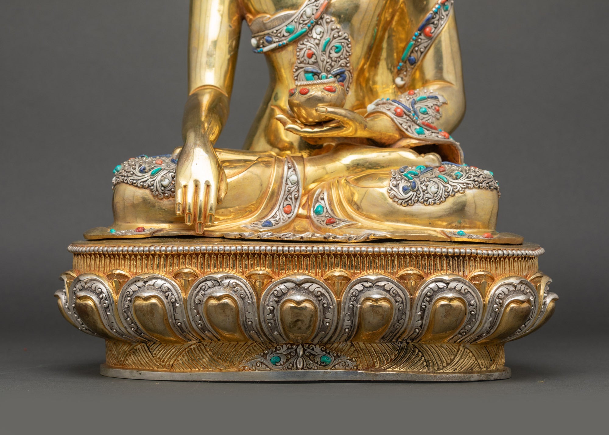 Shakyamuni Buddha Statue | Copper Buddhist Sculpture for Decor