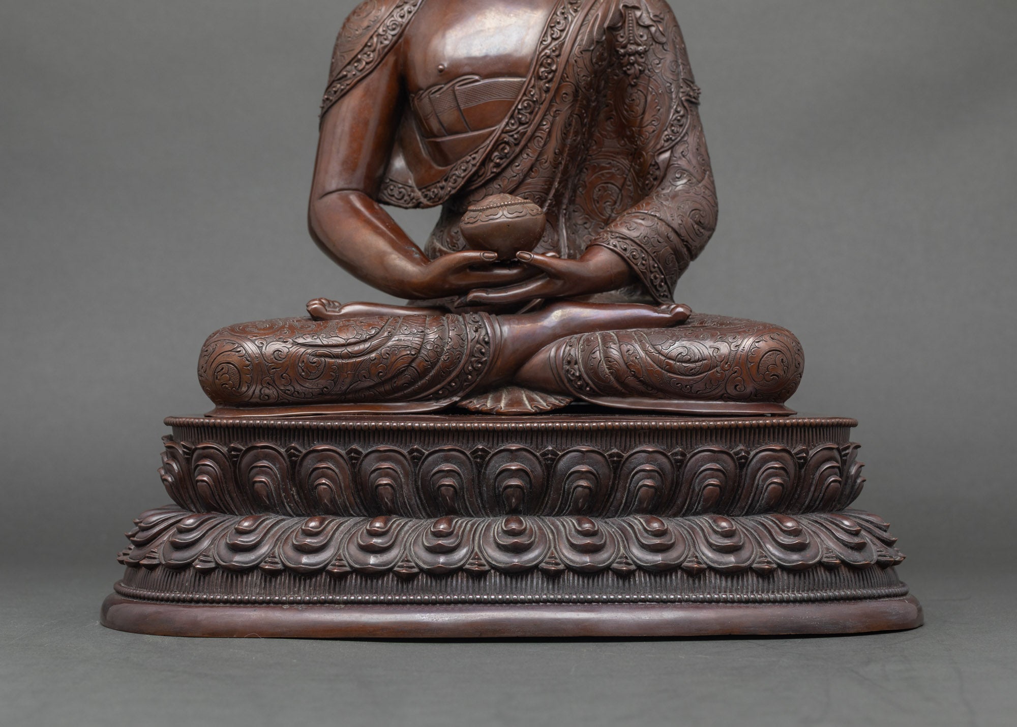 Amitabha Buddha Statue with Oxidized Finish – Himalayan Sacred Art