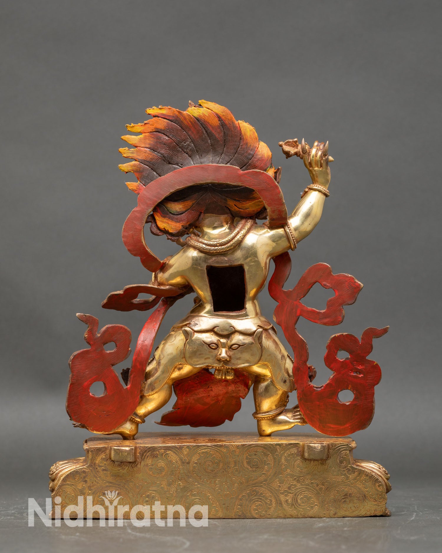 Vajrapani Sculpture - Tibetan Deity of Power and Spiritual Strength