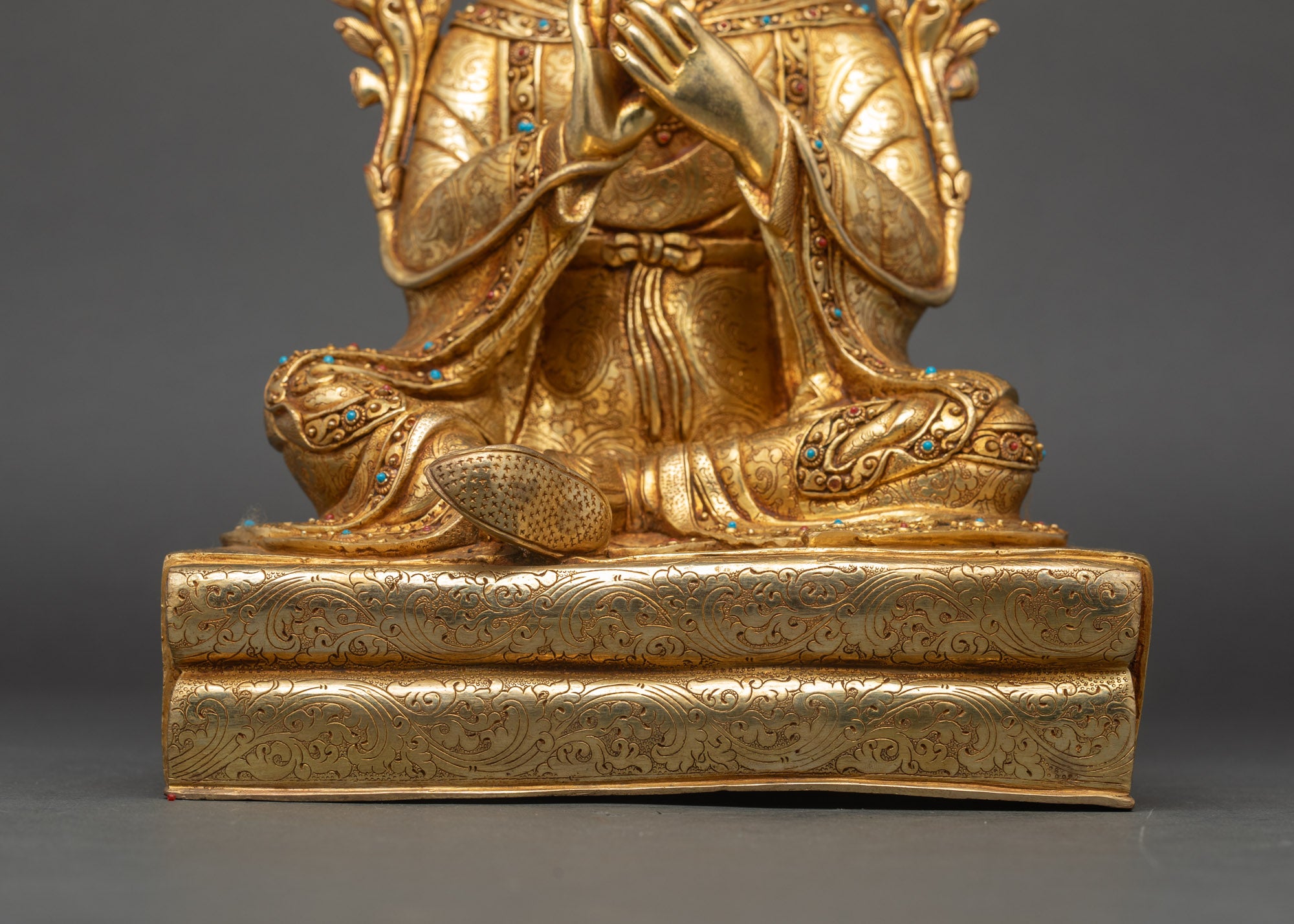 Exquisite Trisong Detsen Statue | Figurine for Spiritual Home Decor