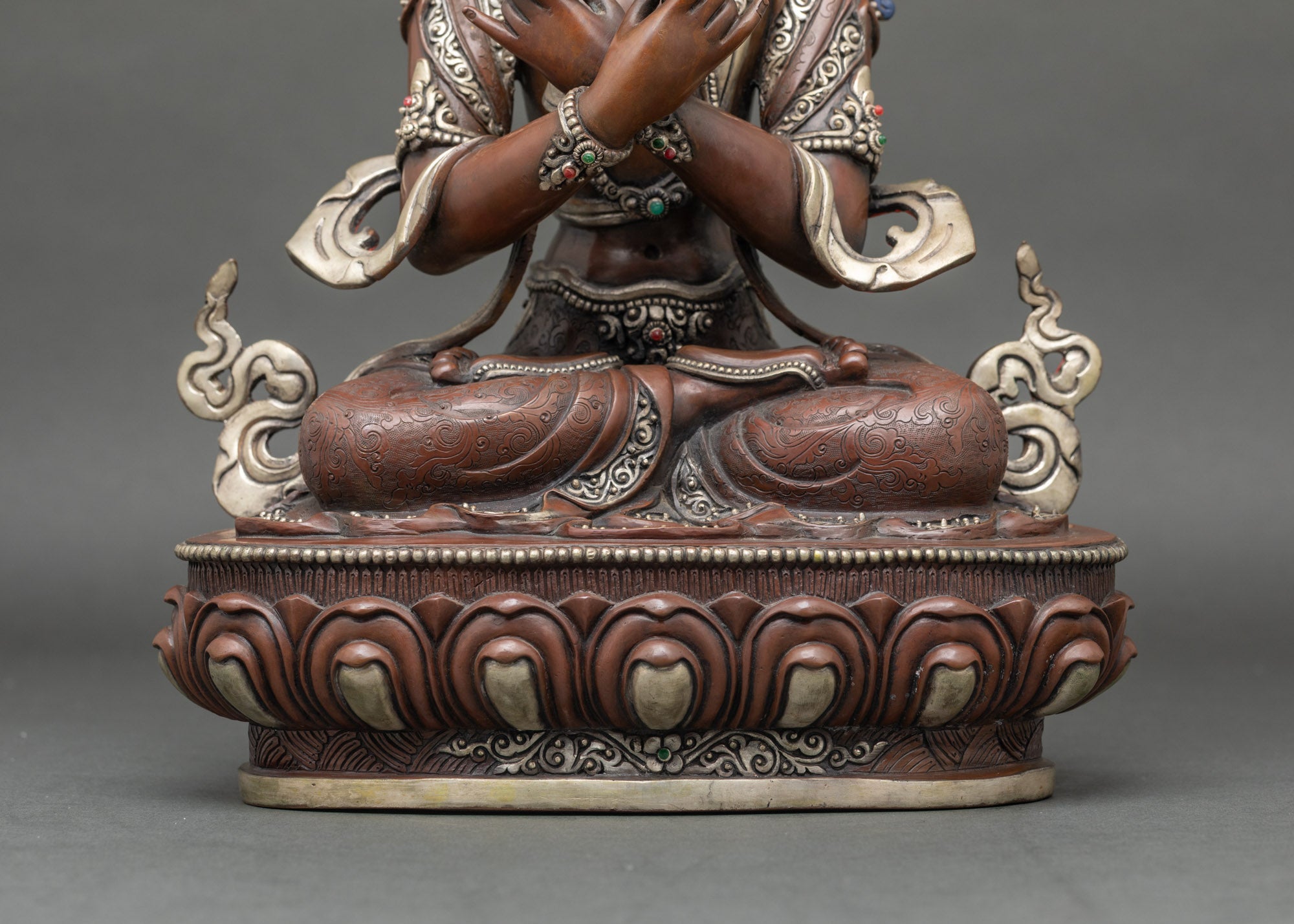 Vajradhara Statue | Oxidized Buddha Figurine for Devotional Practice