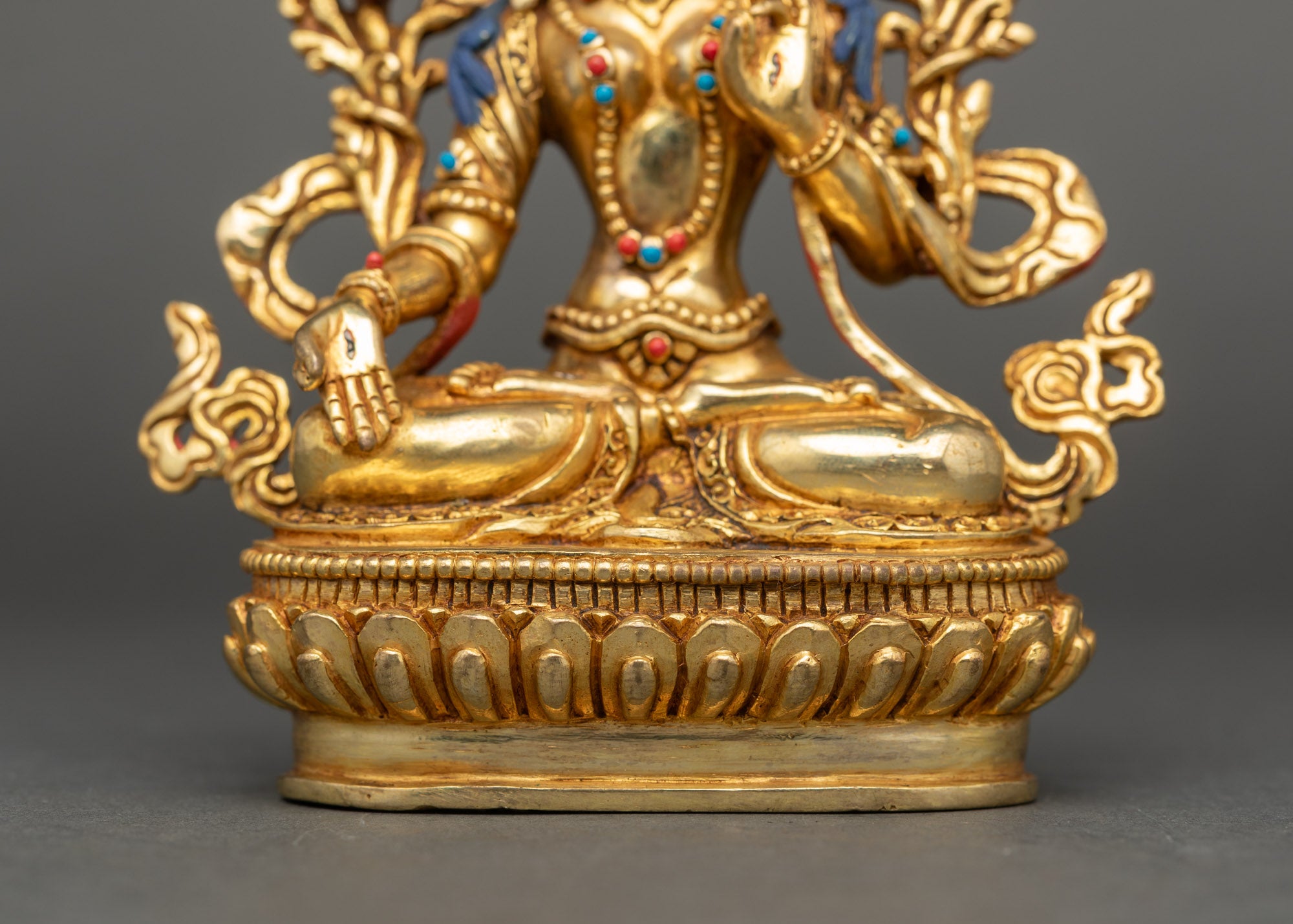 Himalayan White Tara Statue | Artisan-Made Nepalese Meditation Idol