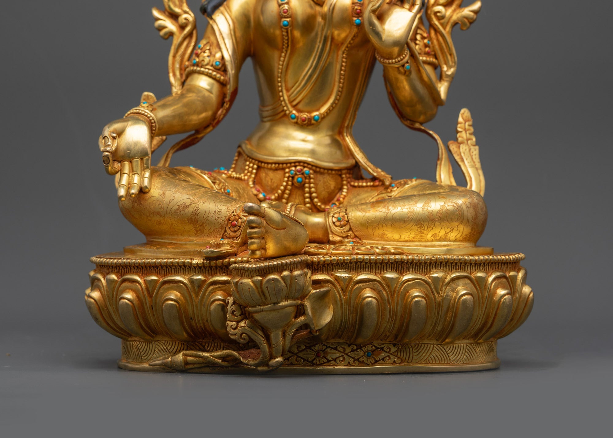 Channel Swift Help with Green Tara Sculpture | Handicrafted in Nepal