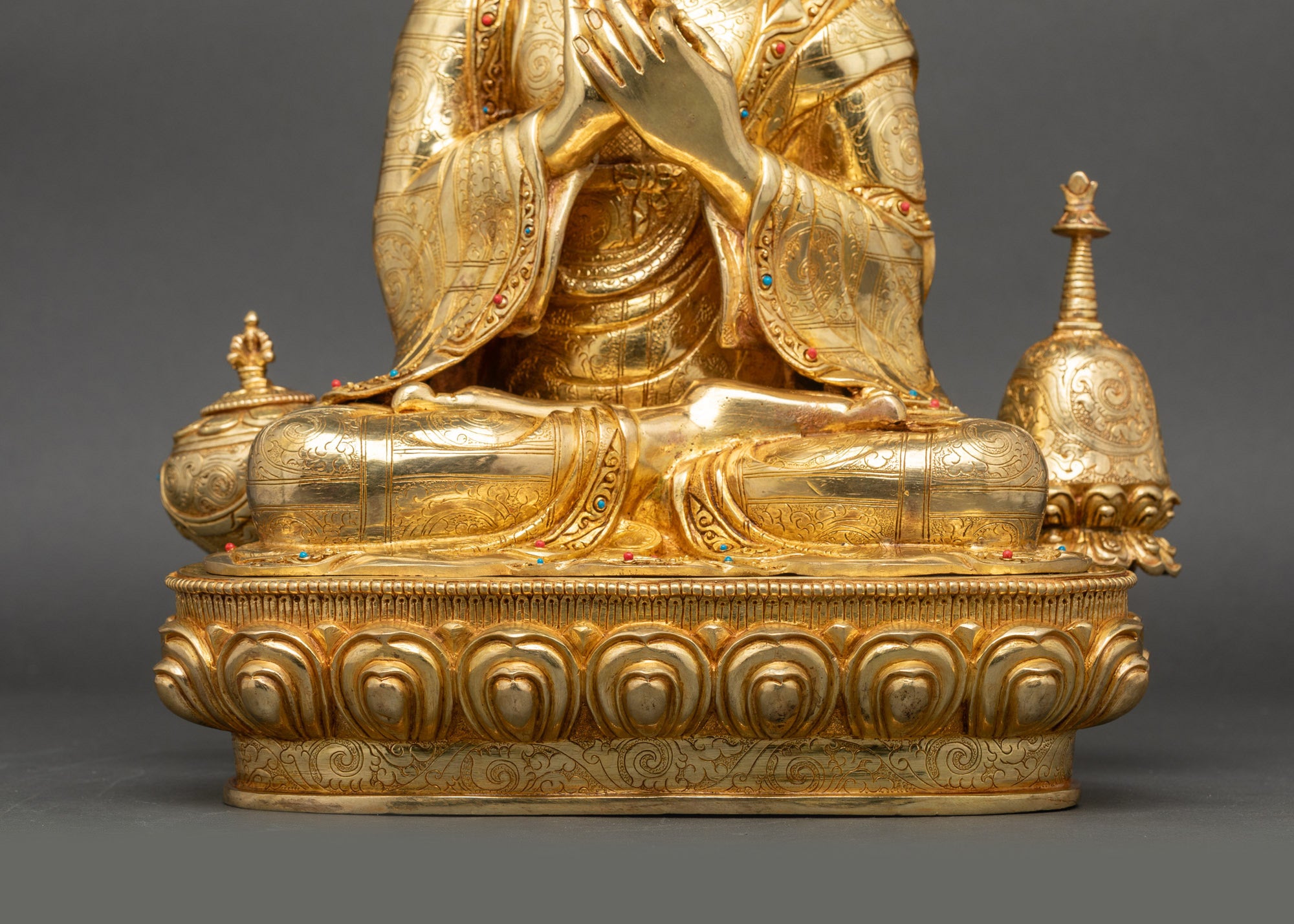 Venerable Master Atisha Statue | Lost-Wax Casted Art from Nepal