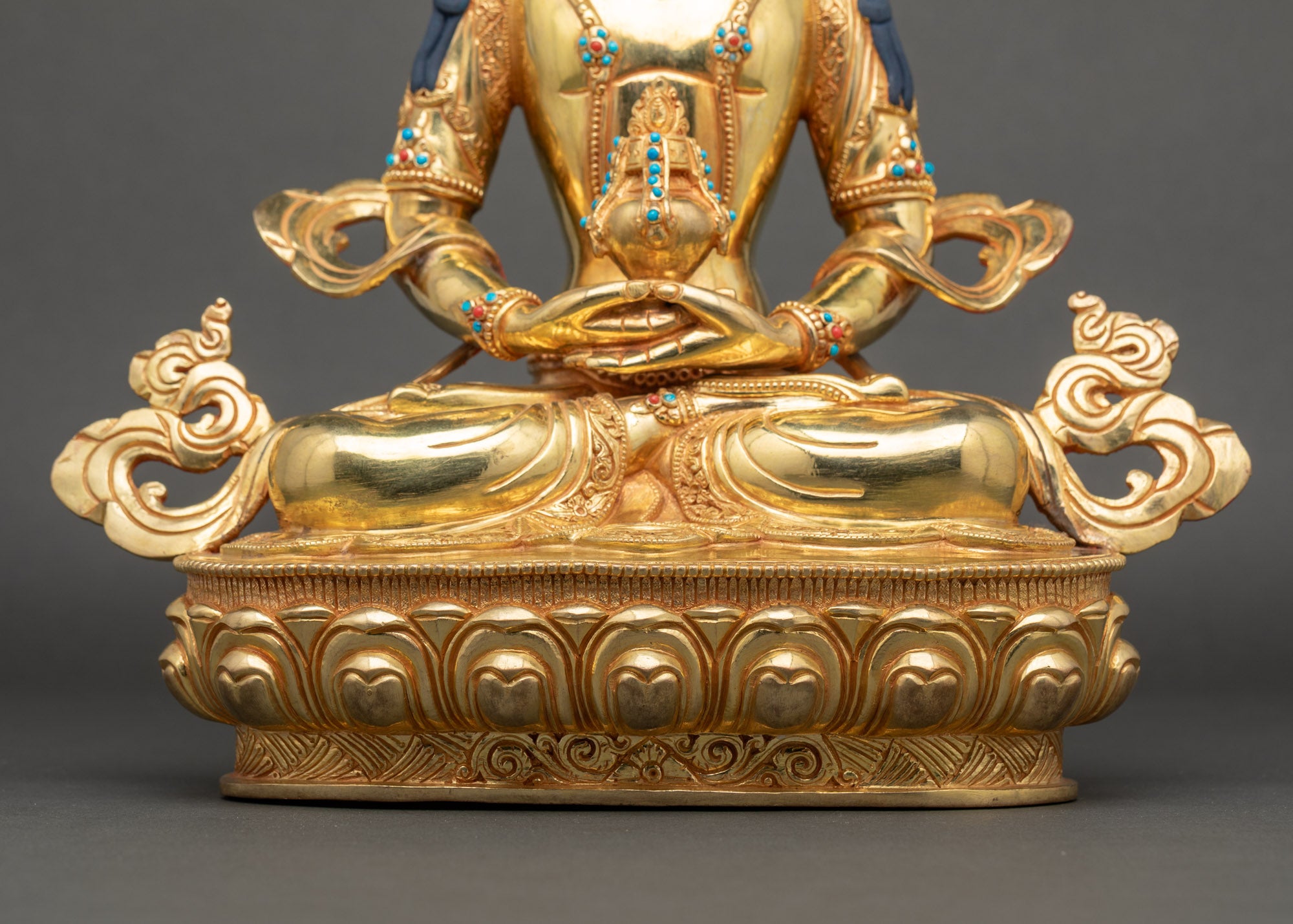 Amitayus Statue | Handcrafted Nepalese Buddhist Copper Sculpture