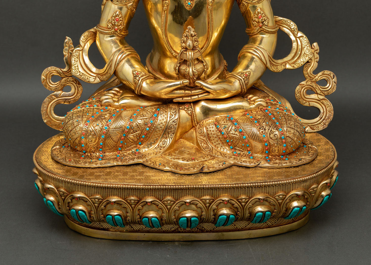 25-Inch Amitayus Statue | Buddhist Long Life Deity Figurine