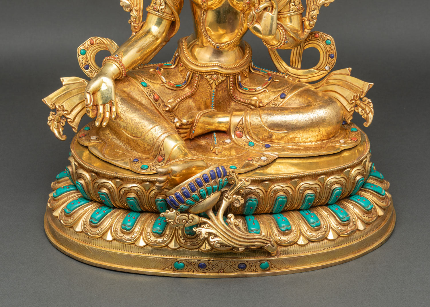 Monumental Green Tara Statue | Handcrafted Nepali Statues