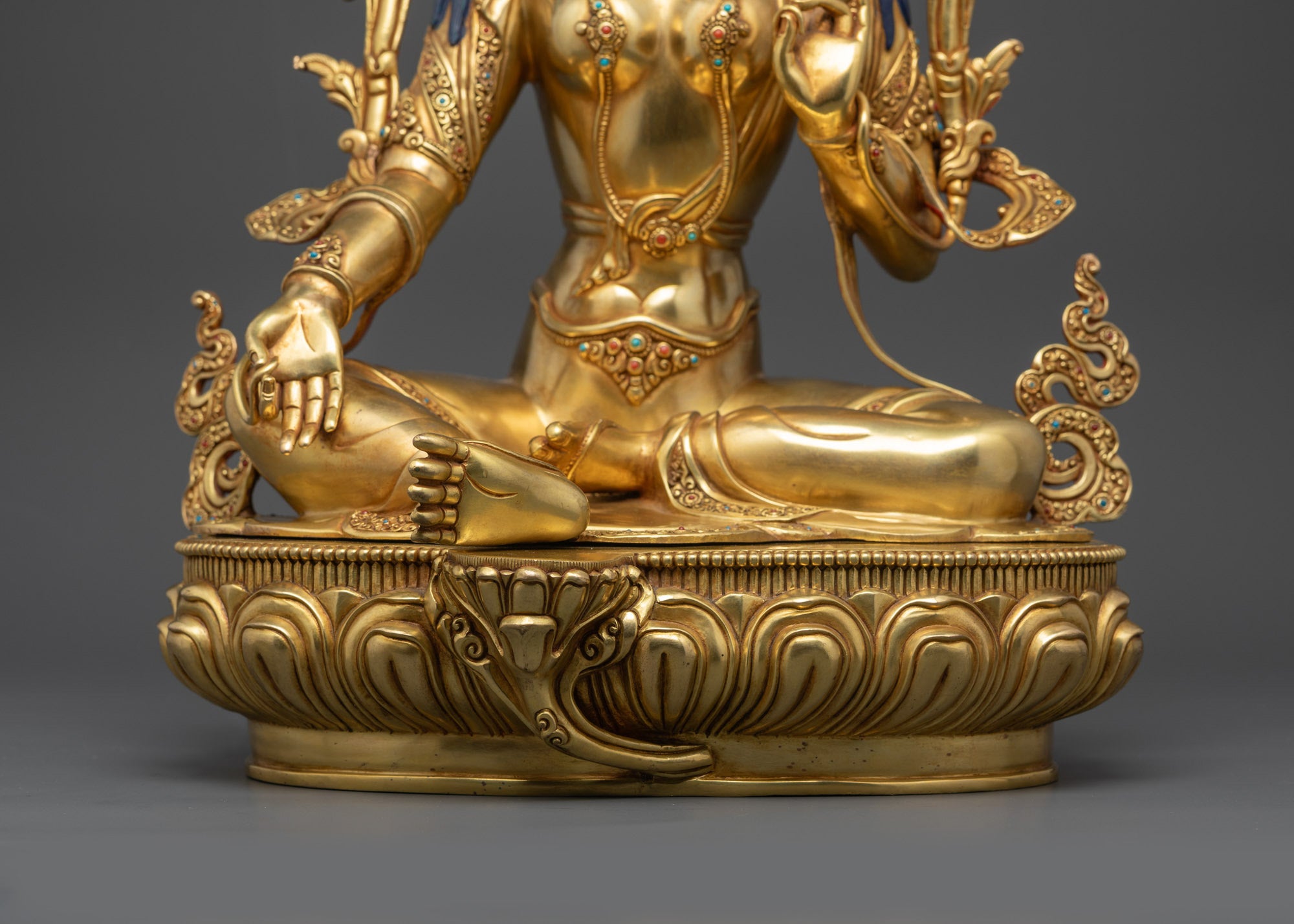 Honor Compassion with Jetsun Drolma Statue | Buddhist Art from Nepal