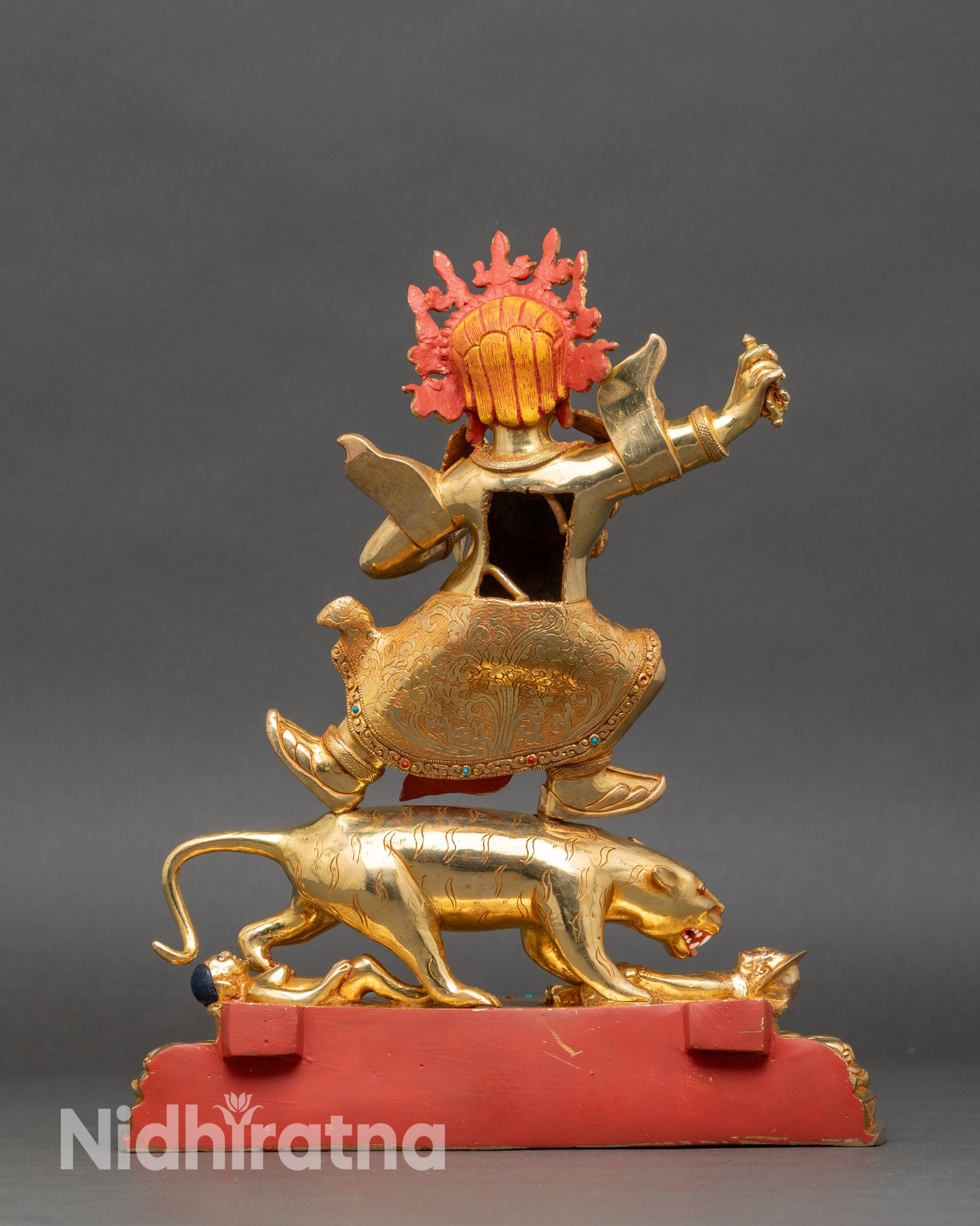Wrathful Dorje Drolo Statue | Traditional Buddhist Decor