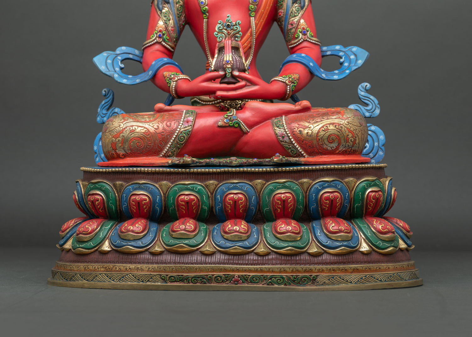 Six Bodhisattva Statue Set | Handpainted Nepali Buddhist Statues