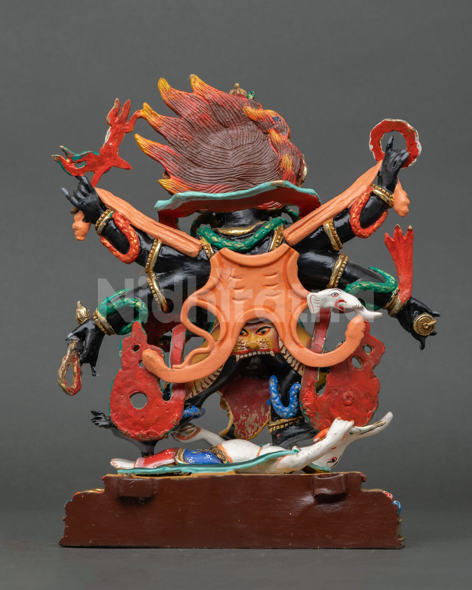 Six Armed Mahakala Statue