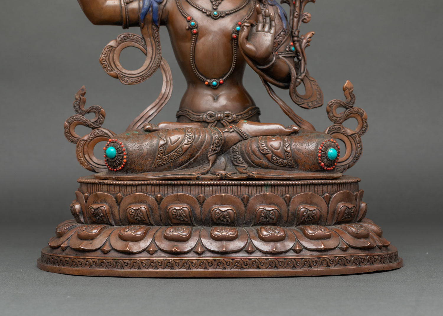 Manjushree – Nepalese Artisan Oxidized Copper Sculpture