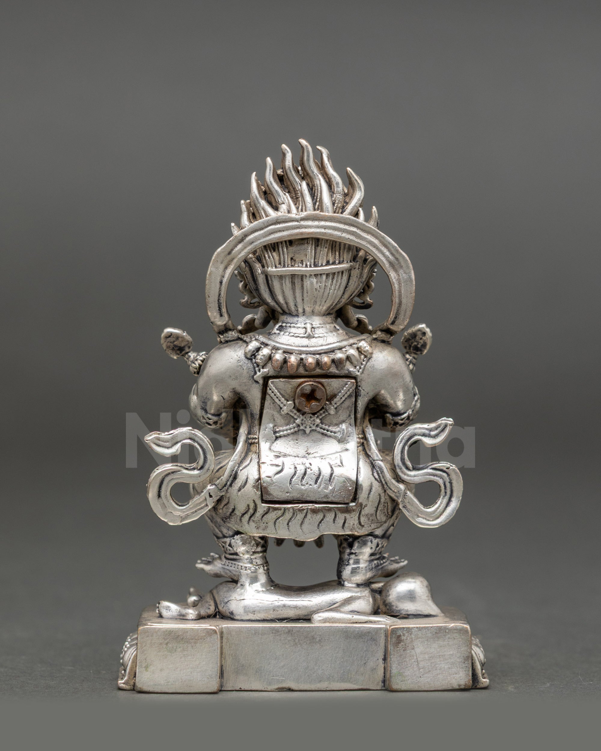 Sakya Mahakala Statue | Protective Deity Sculpture Handmade in Nepal