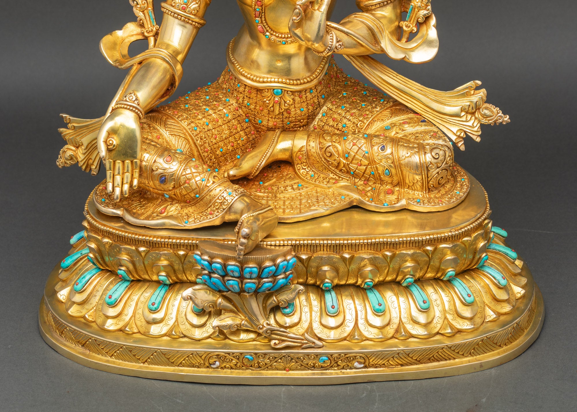 Green Tara Statue for Protection | Meditation & Home Decor